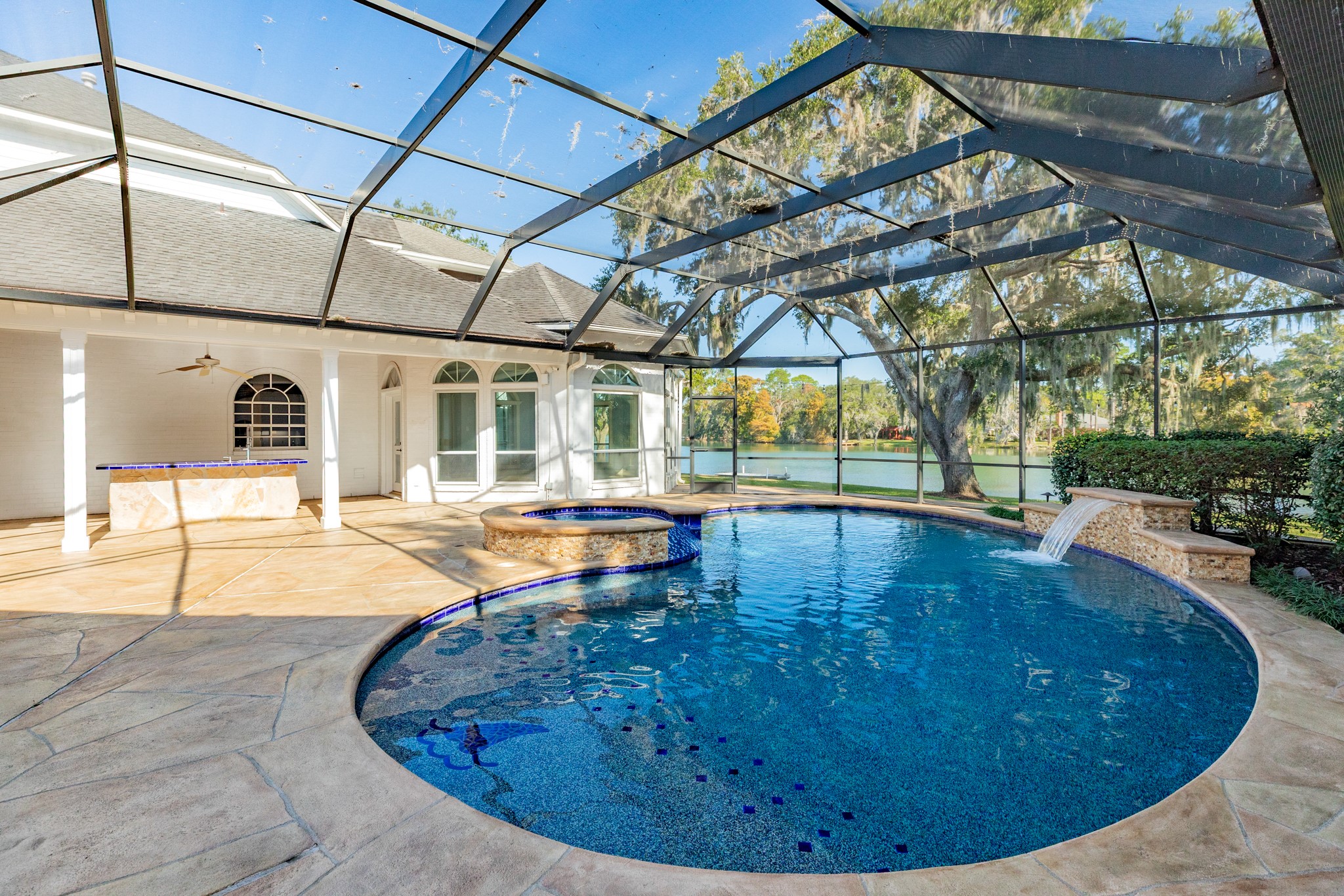 3 Bayou Road Lake Jackson, TX 77566 - Photo 14 of 50 a view of a swimming pool with a patio