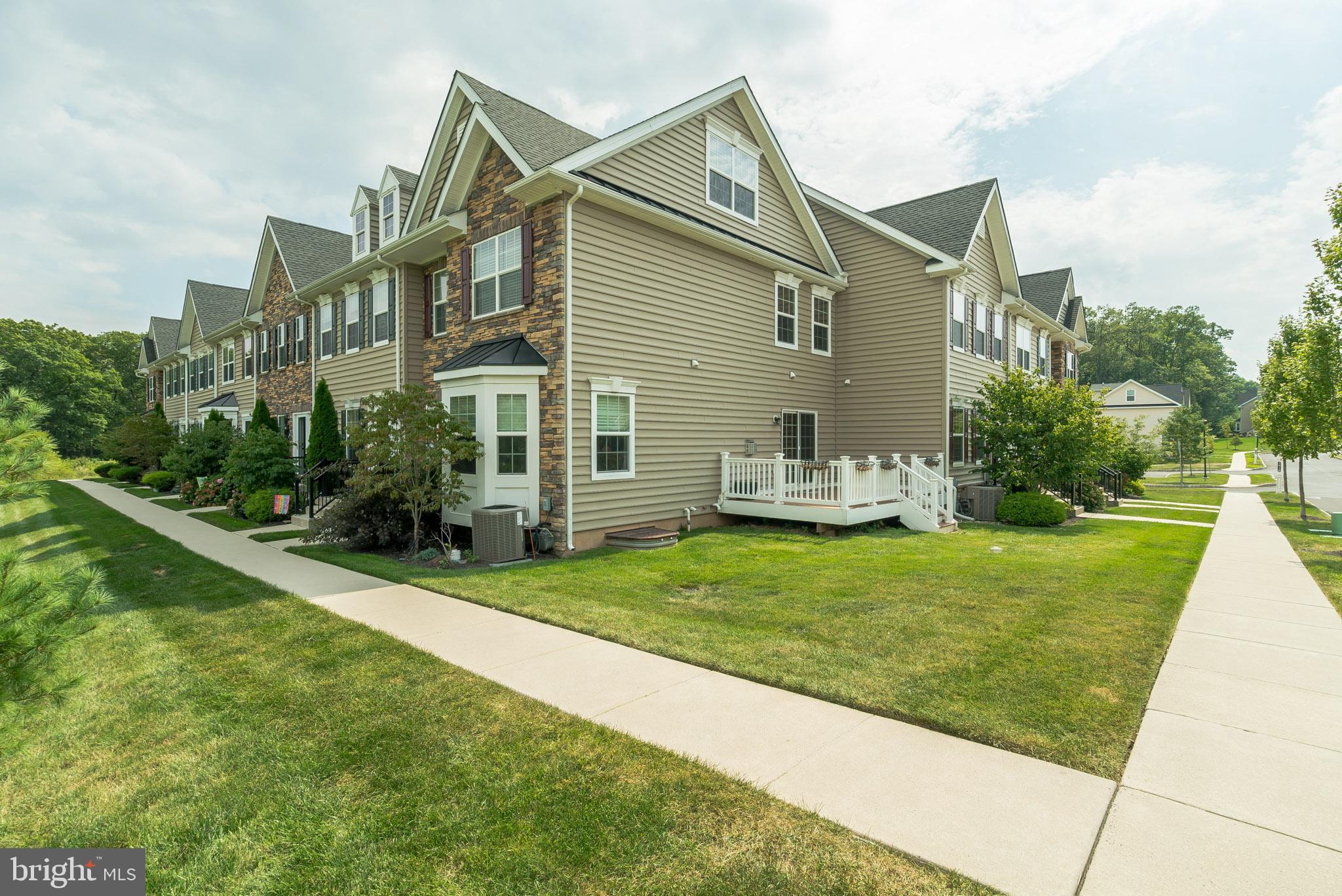3910 Cephas Child Road, Unit 4 Doylestown, PA 18902 - Photo 3 of 17 Private Side Yard and Deck