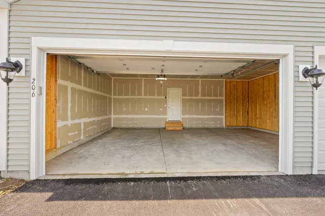 a view of a house with a door