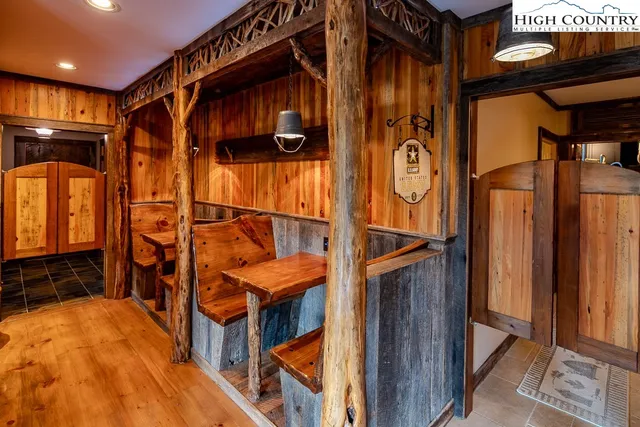 a kitchen with sink and cabinets