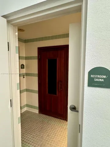 a view of front door