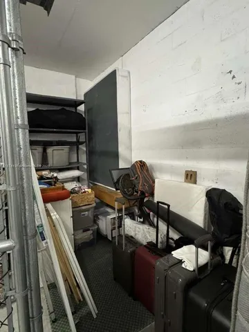 a view of balcony with furniture