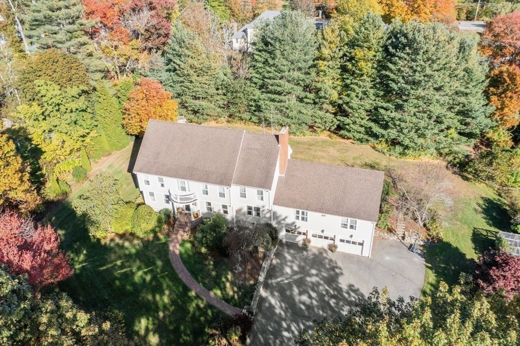 50 Hidden Road Andover, MA 01810 - Photo 35 of 42 an aerial view of residential house with outdoor space