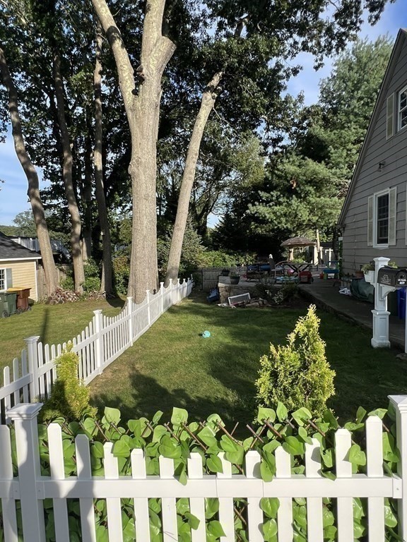 469 Eldridge Street Fall River, MA 02720 - Photo 35 of 40 a garden view with sitting space