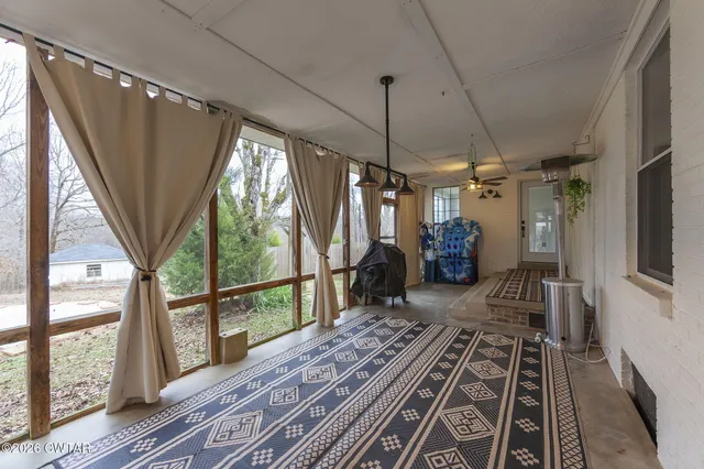 a very nice looking room with a large window