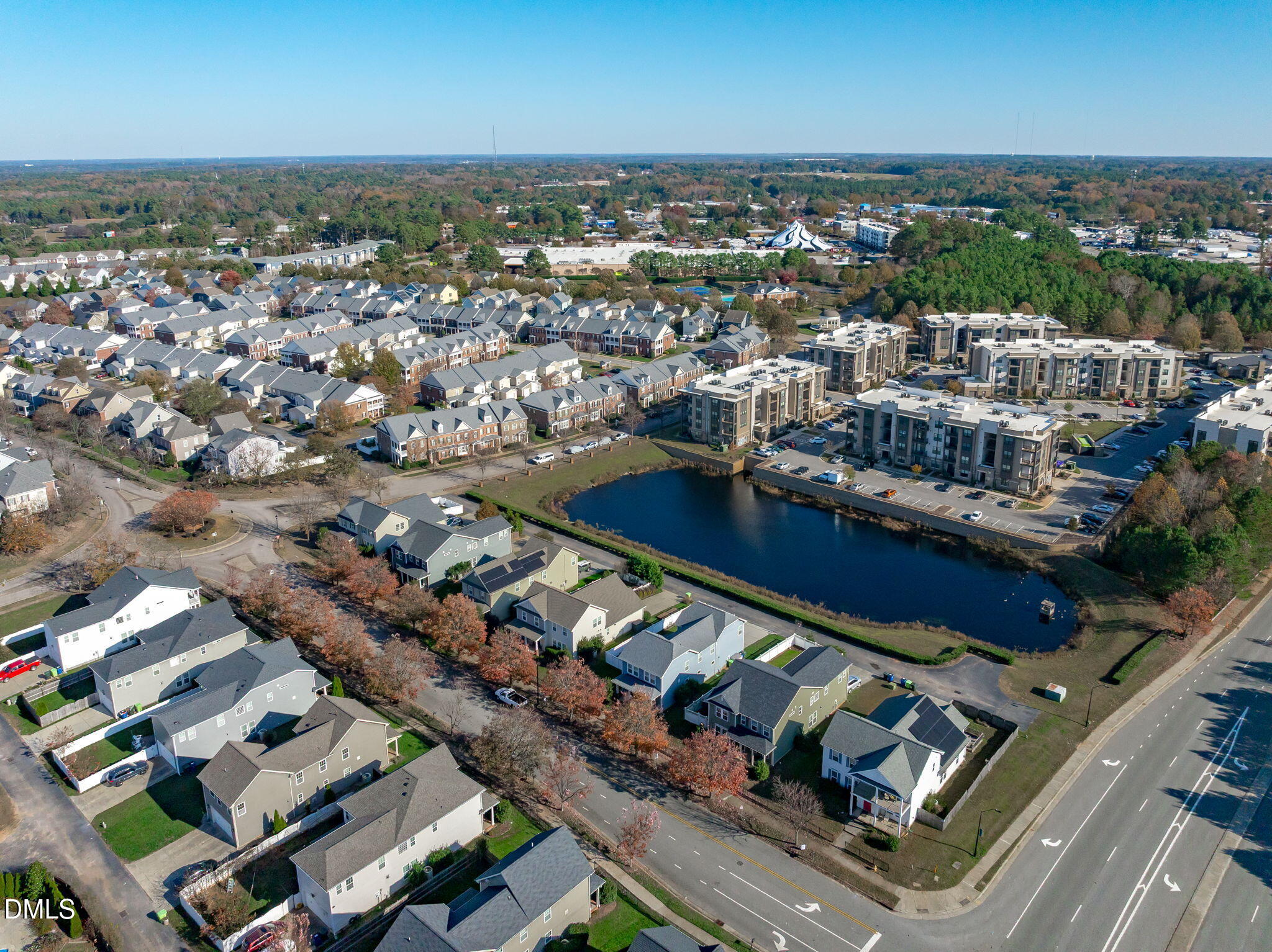 1432 Palace Garden Way Raleigh, NC 27603 - Photo 40 of 42 an aerial view of a city with ocean view
