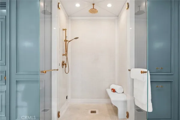 a outdoor living space with furniture and city view