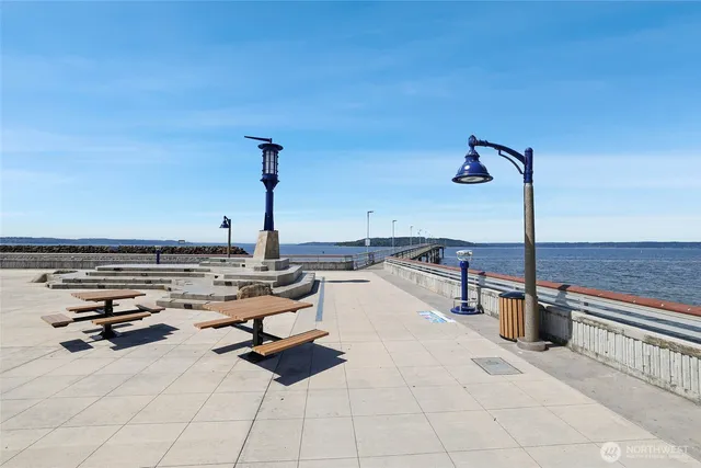 a view of outdoor space with swimming pool