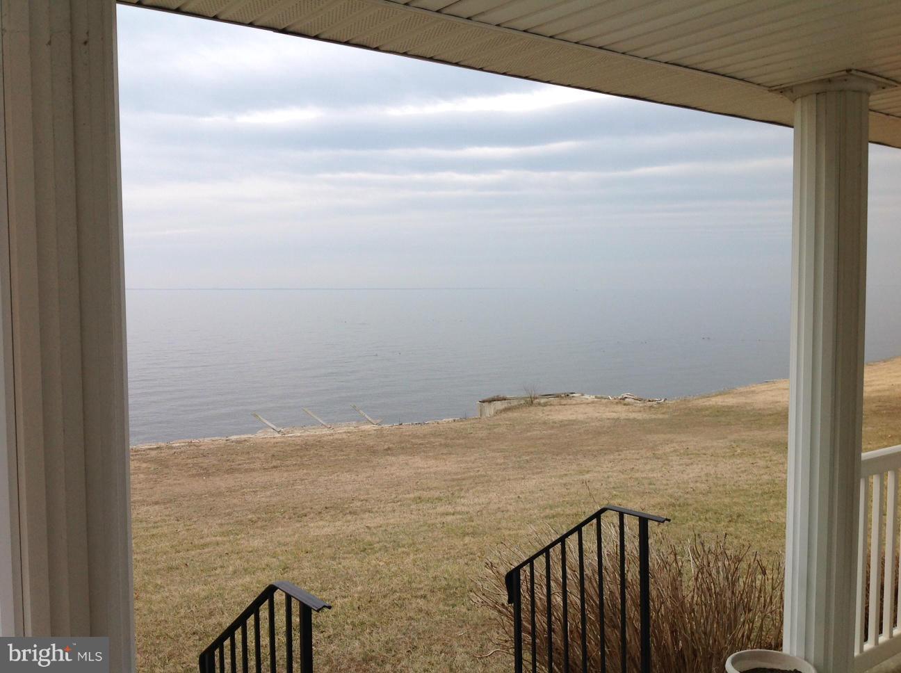 4830 Huntingfield Road Rock Hall, MD 21661 - Photo 5 of 24 View from back porch over Chesapeake Bay