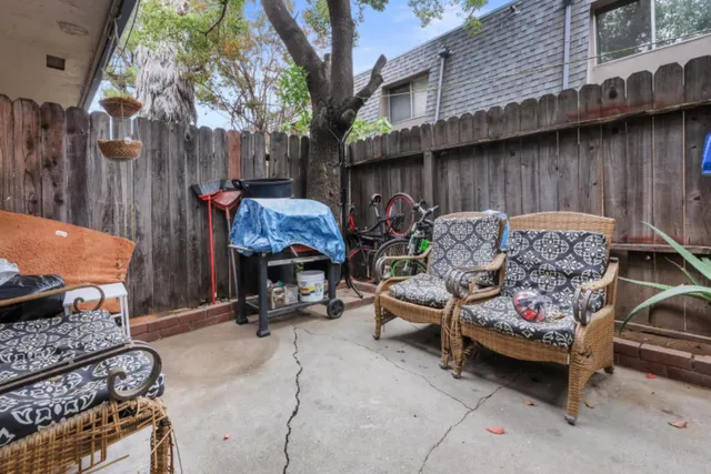 a outdoor space with patio