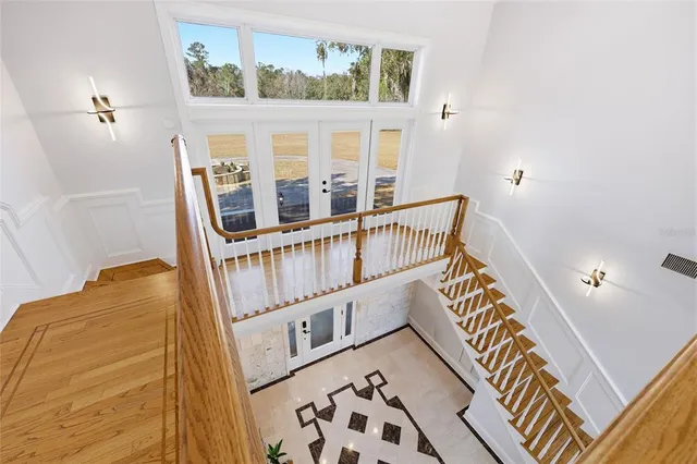 a car parked in a room