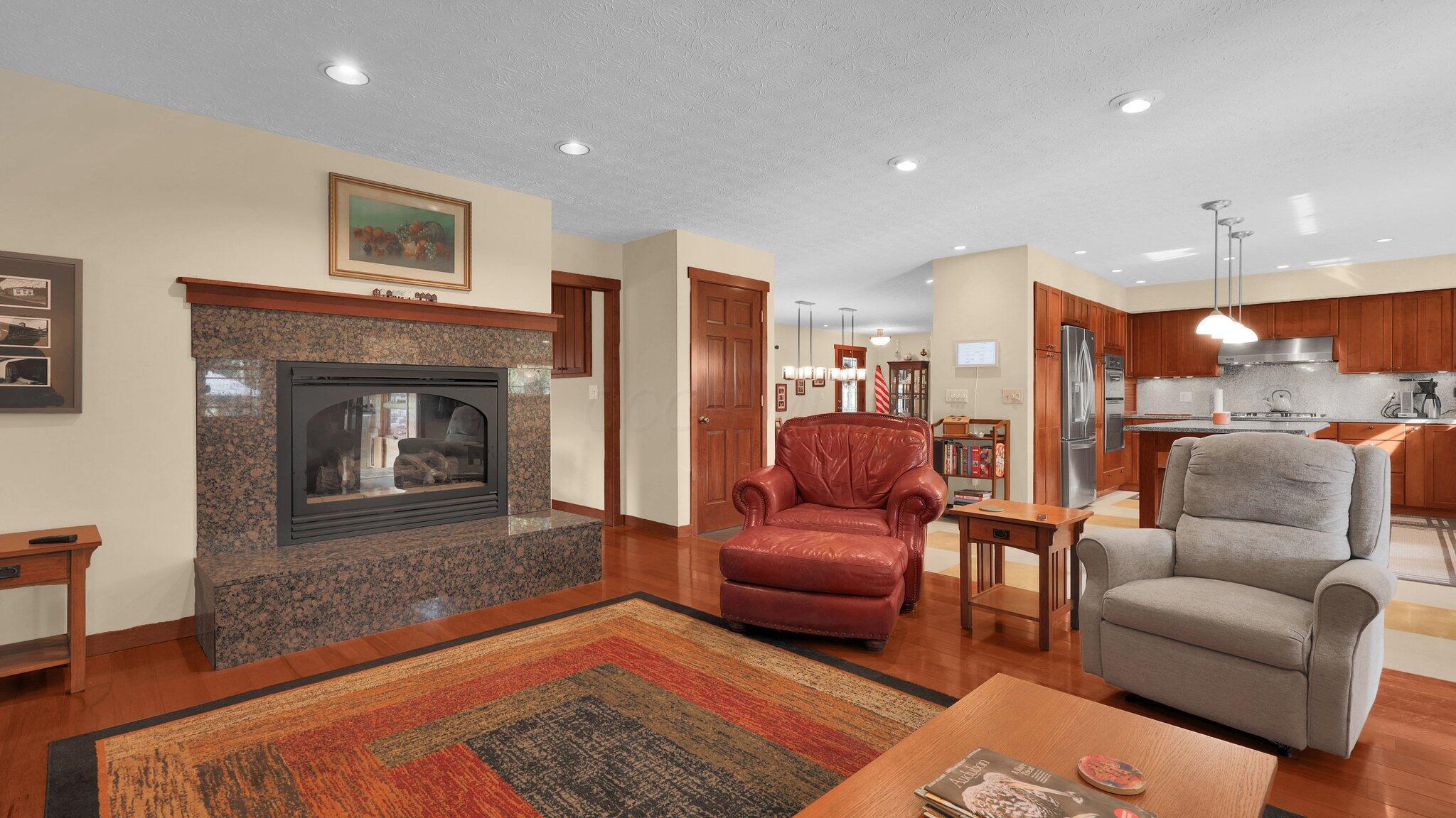 7871 Blacks Road Southwest Pataskala, OH 43062 - Photo 12 of 63 Hearth room open to kitchen