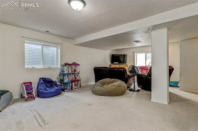 11127 Berry Farm Road Fountain, CO 80817 - Photo 15 of 19 Large downstairs family room. Perfect for home theater or play room