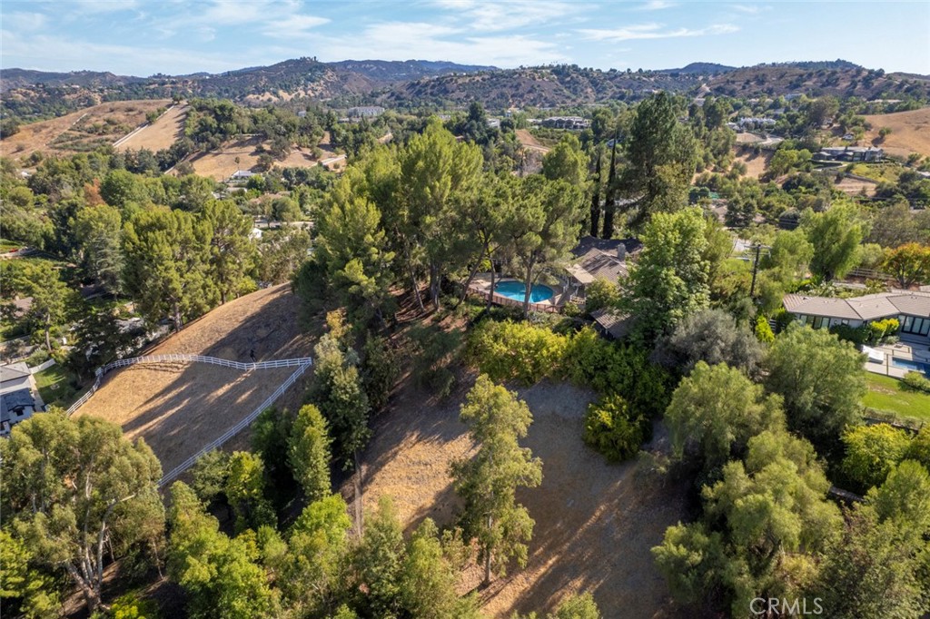 5798 Penland Road Hidden Hills, CA 91302 - Photo 12 of 13 an aerial view of a house with a yard