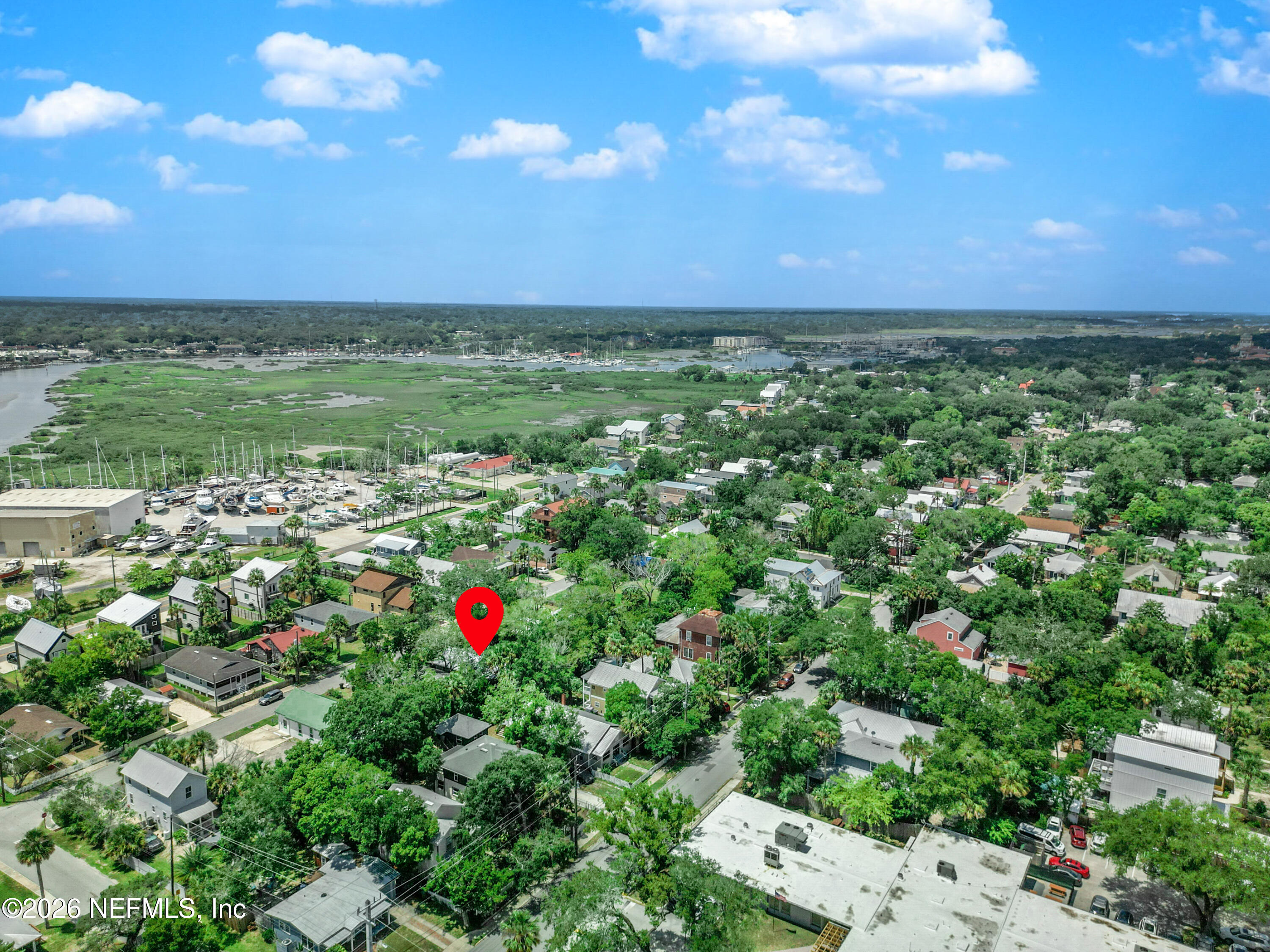 159 Twine Street St. Augustine, FL 32084 - Photo 24 of 28 DJI_0433 - Location mark (1)