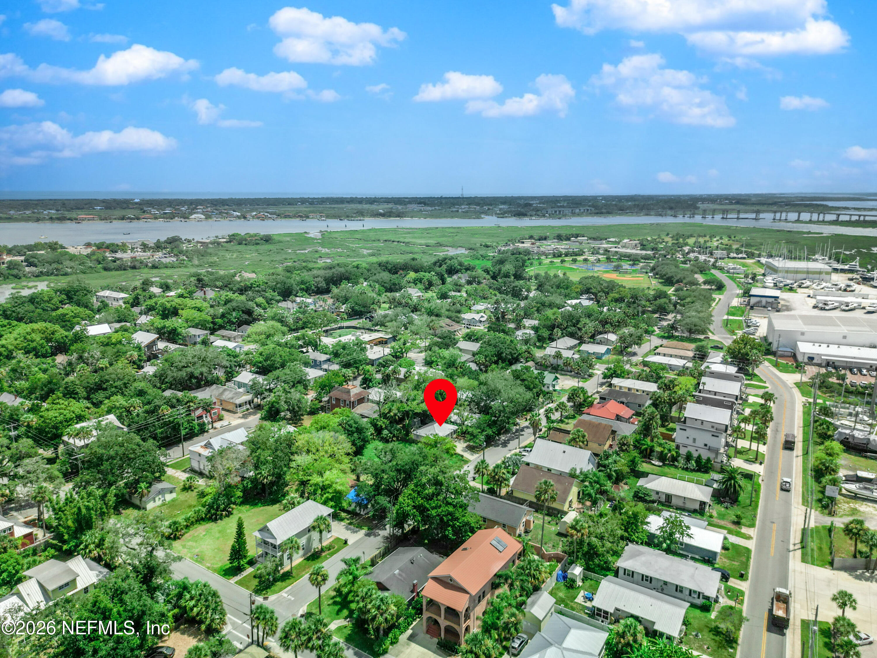 159 Twine Street St. Augustine, FL 32084 - Photo 28 of 28 DJI_0413 - Location mark (1)