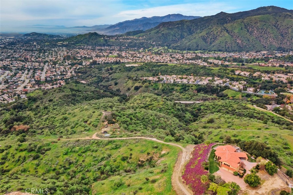 350 Roughrider Road La Verne, CA 91750 - Photo 2 of 55 Aerial view of house and scenic hillside.