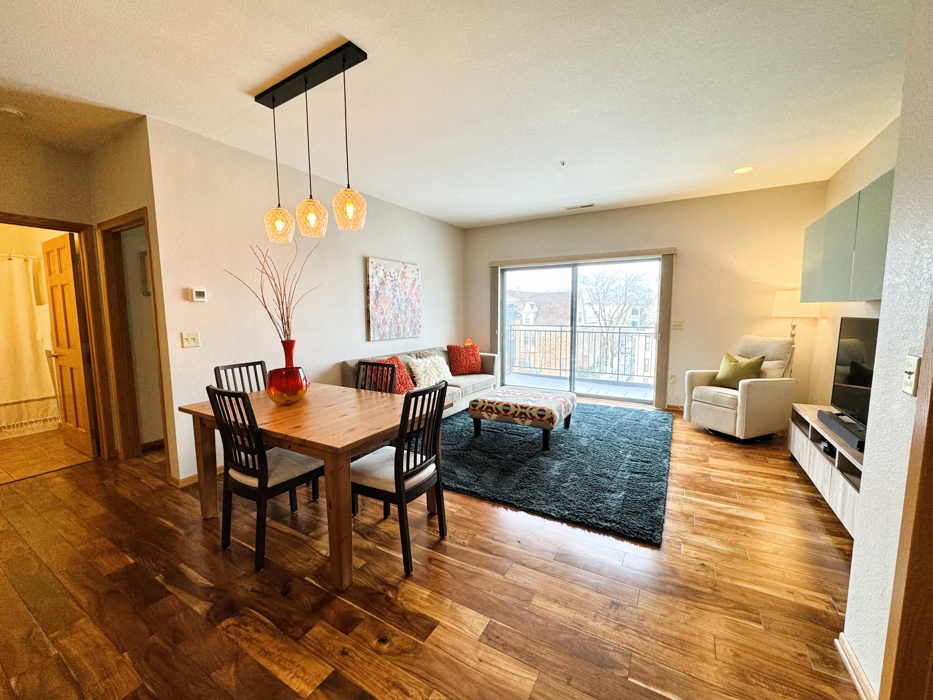 1812 East Lafayette Place, Unit 405 Milwaukee, WI 53202 - Photo 3 of 30 STUNNING Acacia Wood Flooring!