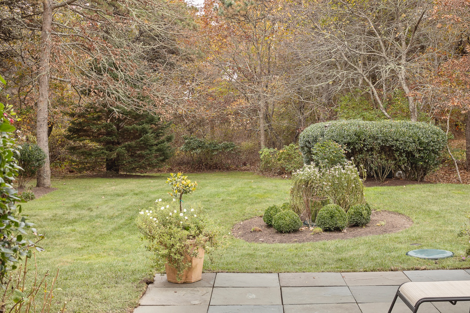 87 Schoolhouse Road Edgartown, MA 02539 - Photo 5 of 29 a green field with lots of trees
