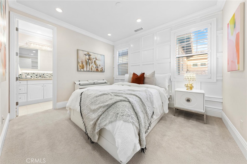 123 Calderon Irvine, CA 92618 - Photo 50 of 74 a bed room with a bed and a large window