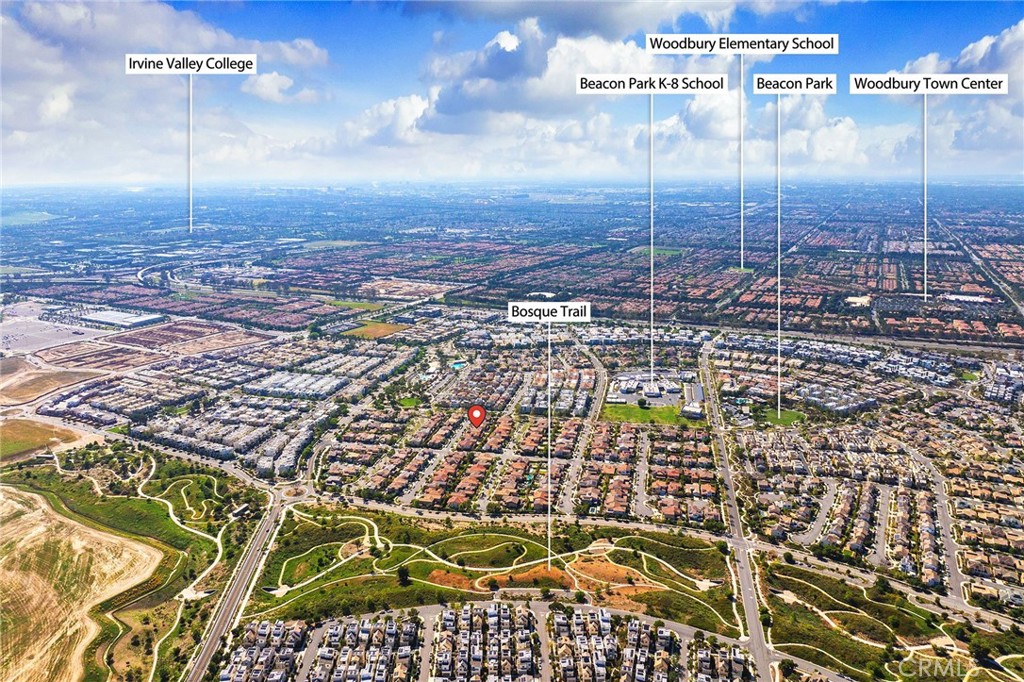 123 Calderon Irvine, CA 92618 - Photo 67 of 74 an aerial view of residential houses with outdoor space