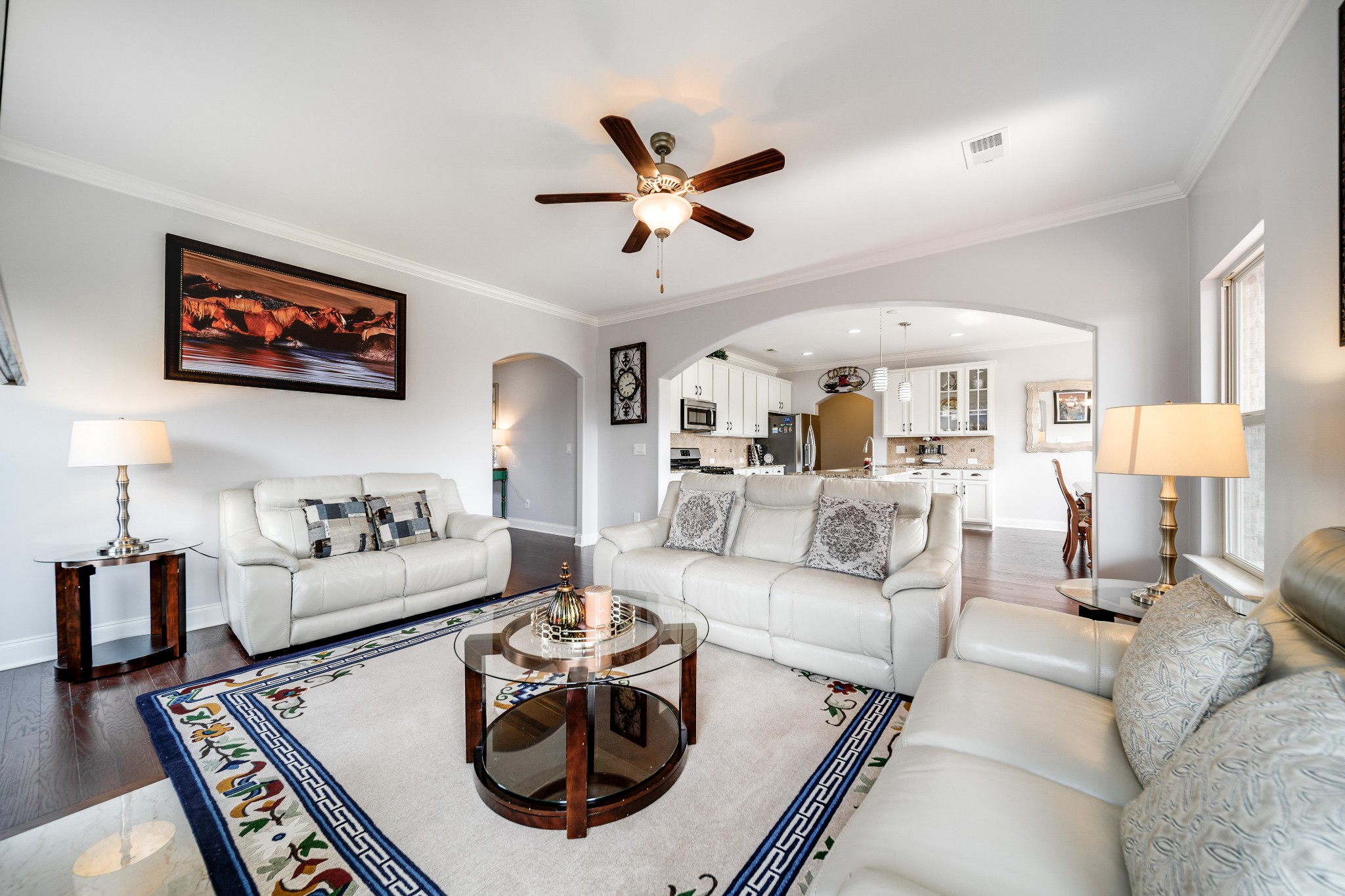 238 Fowler Circle Franklin, TN 37064 - Photo 11 of 45 a living room with furniture and a chandelier