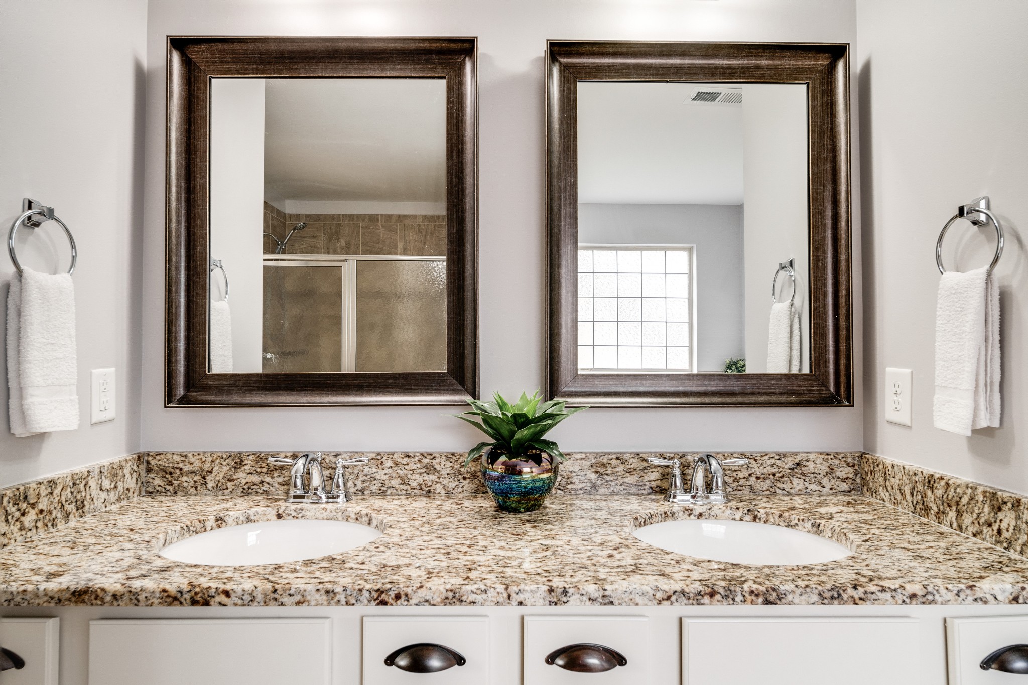 238 Fowler Circle Franklin, TN 37064 - Photo 19 of 45 a bathroom with a granite countertop sink and a mirror