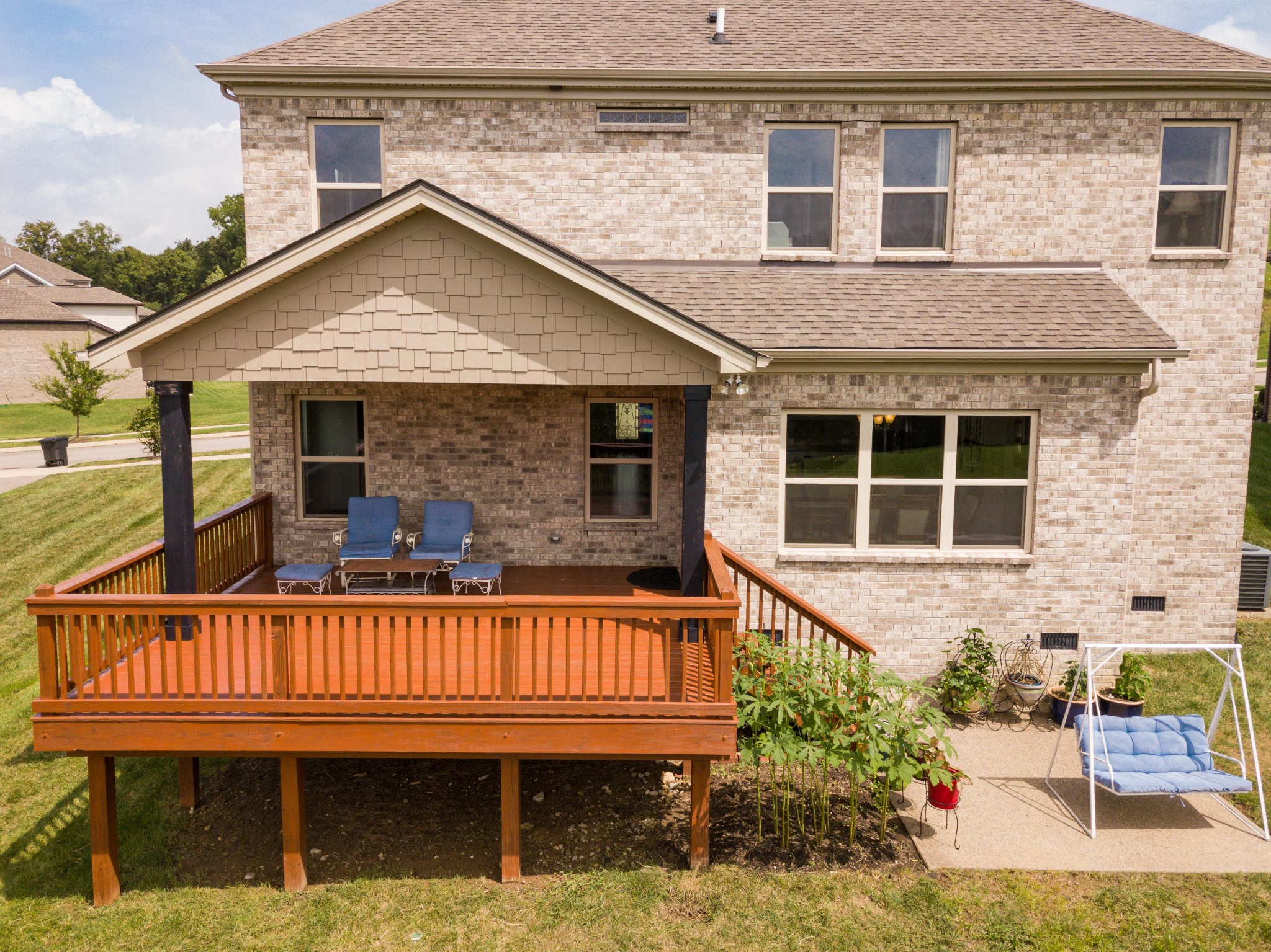 238 Fowler Circle Franklin, TN 37064 - Photo 31 of 45 a view of a house with a small yard and wooden fence