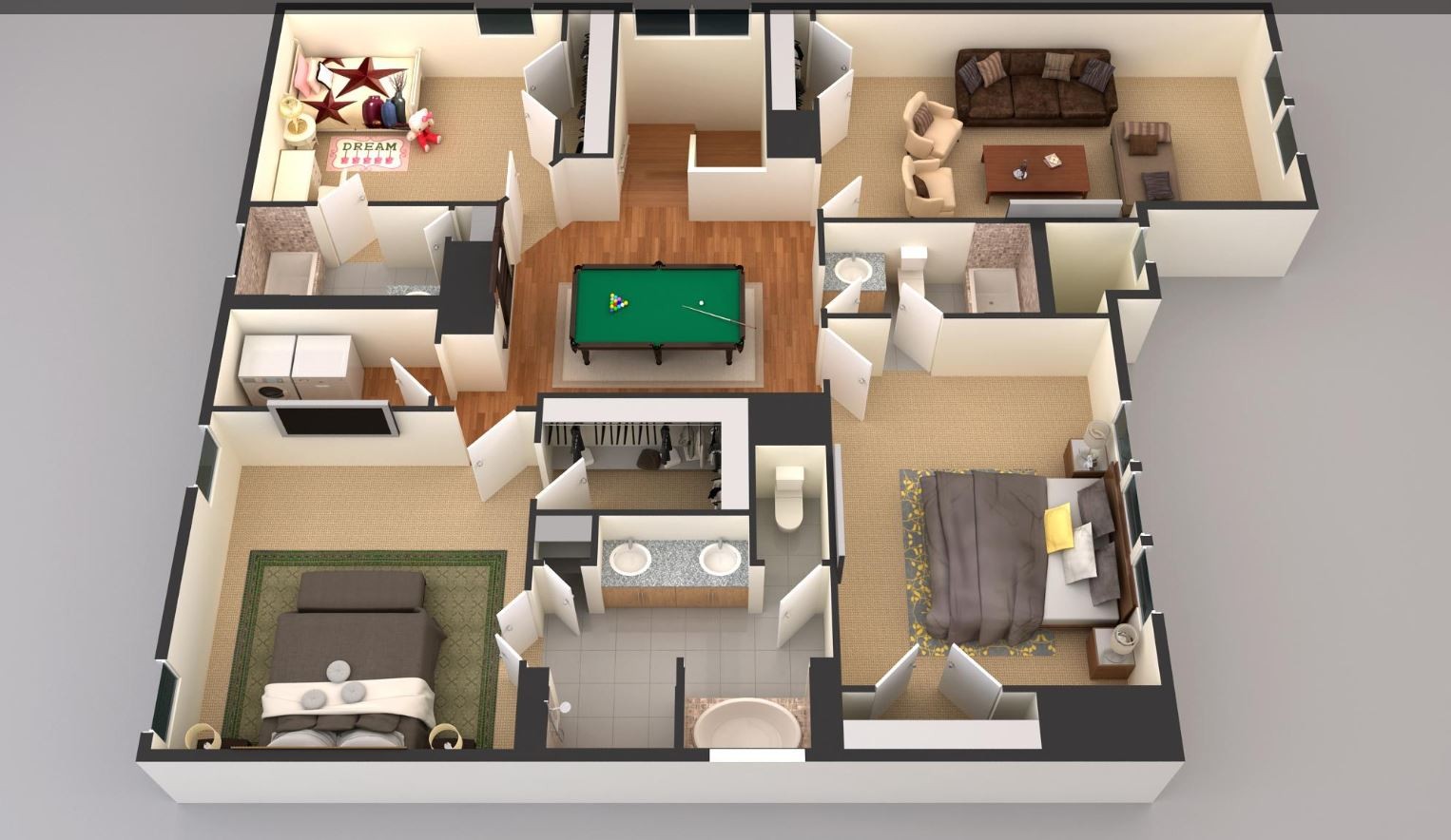 238 Fowler Circle Franklin, TN 37064 - Photo 45 of 45 view of living room with furniture and flat screen tv