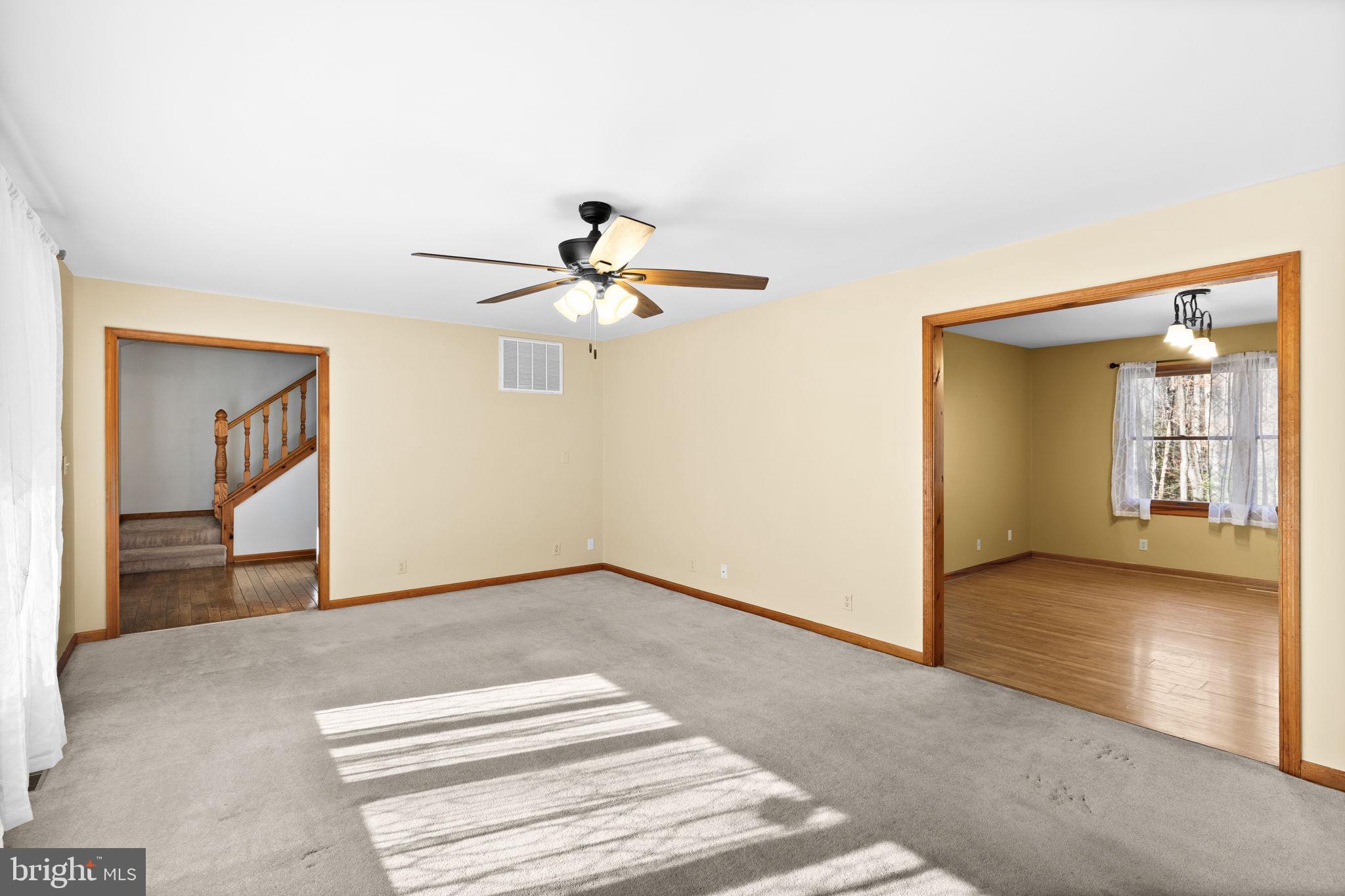 4075 Red Gate Lane King George, VA 22485 - Photo 32 of 69 a view of a livingroom with a staircase