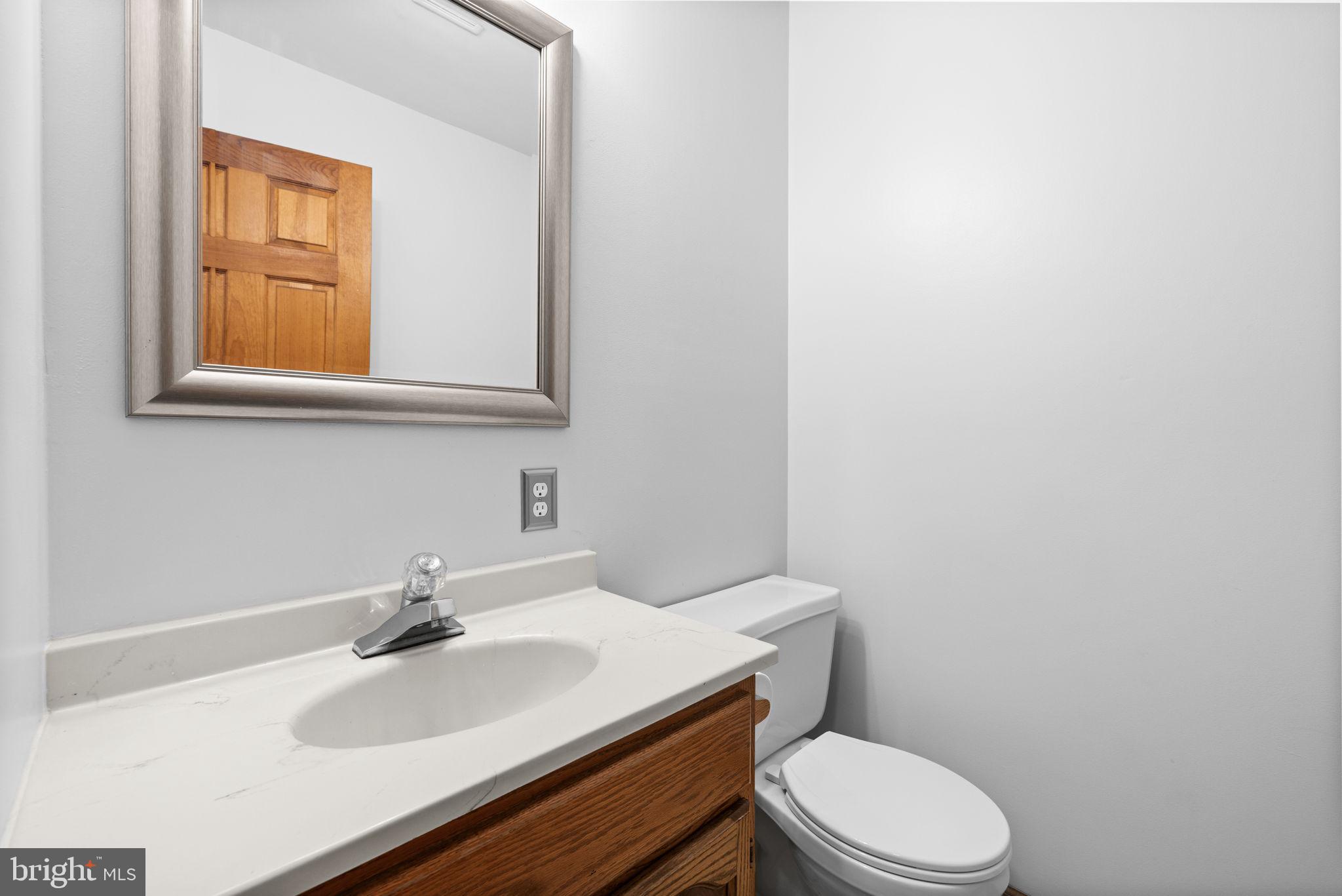 4075 Red Gate Lane King George, VA 22485 - Photo 42 of 69 a bathroom with a sink a toilet and mirror