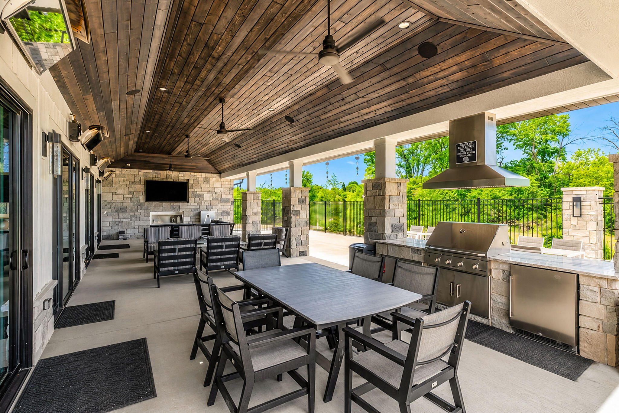 7970 West Stone Rdg Drive, Unit 851 Lannon, WI 53046 - Photo 43 of 49 Outdoor Dining & BBQ Area