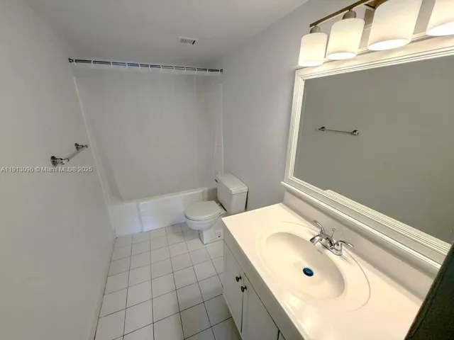 an empty room with a space