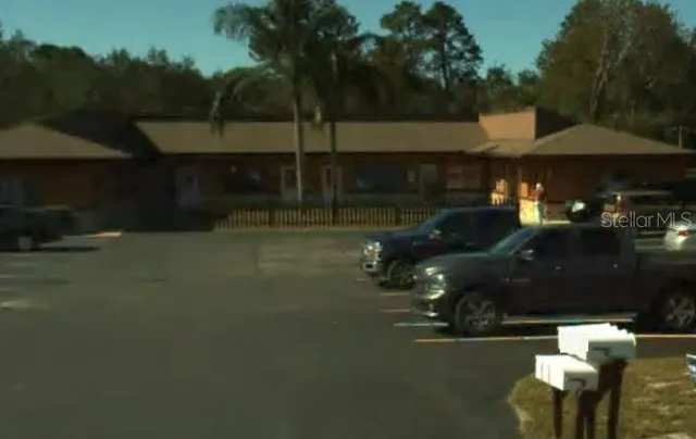 a view of a room with an empty space