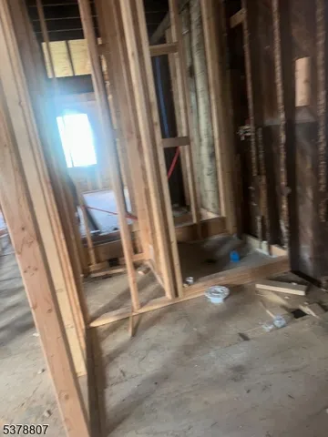 a view of a porch of a house