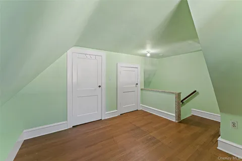 a view of a room with an empty space