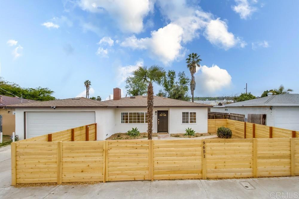 9651 Maccool Lane Santee, CA 92071 - Photo 1 of 1 a view of a house with a backyard