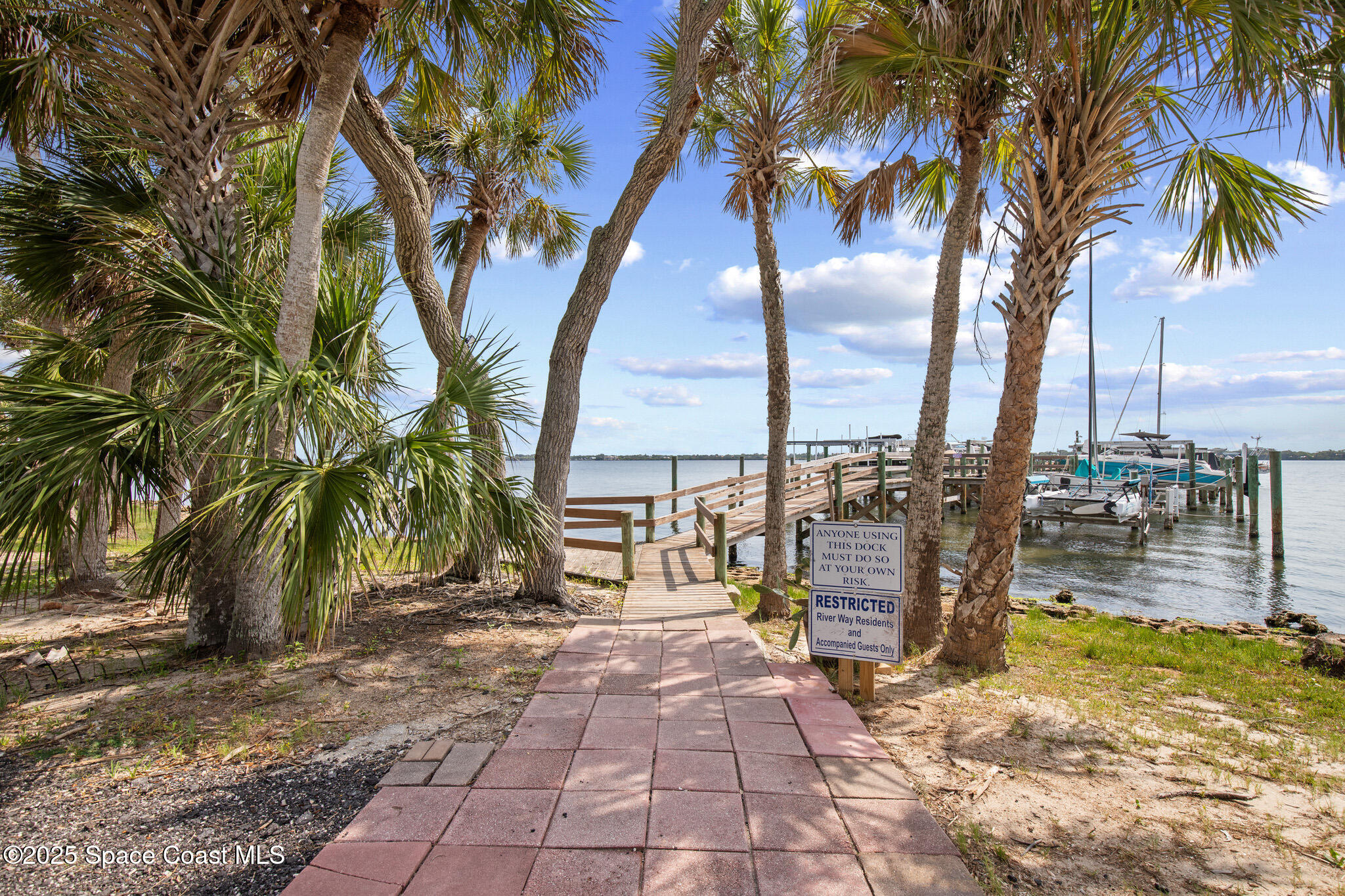 243 Forecast Lane, Unit 421 Rockledge, FL 32955 - Photo 36 of 43 a view of a yard with palm tree