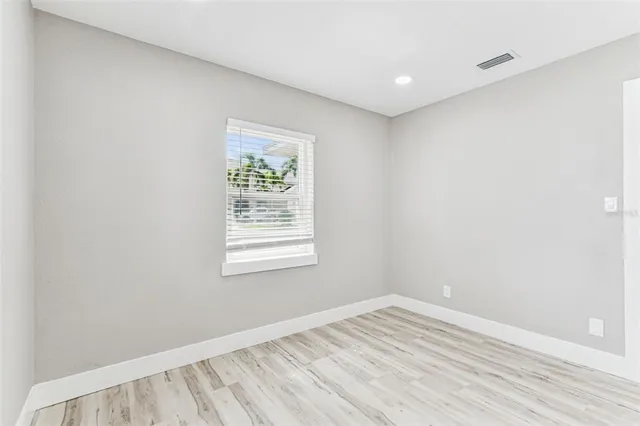 wooden floor in an empty room with wooden floor