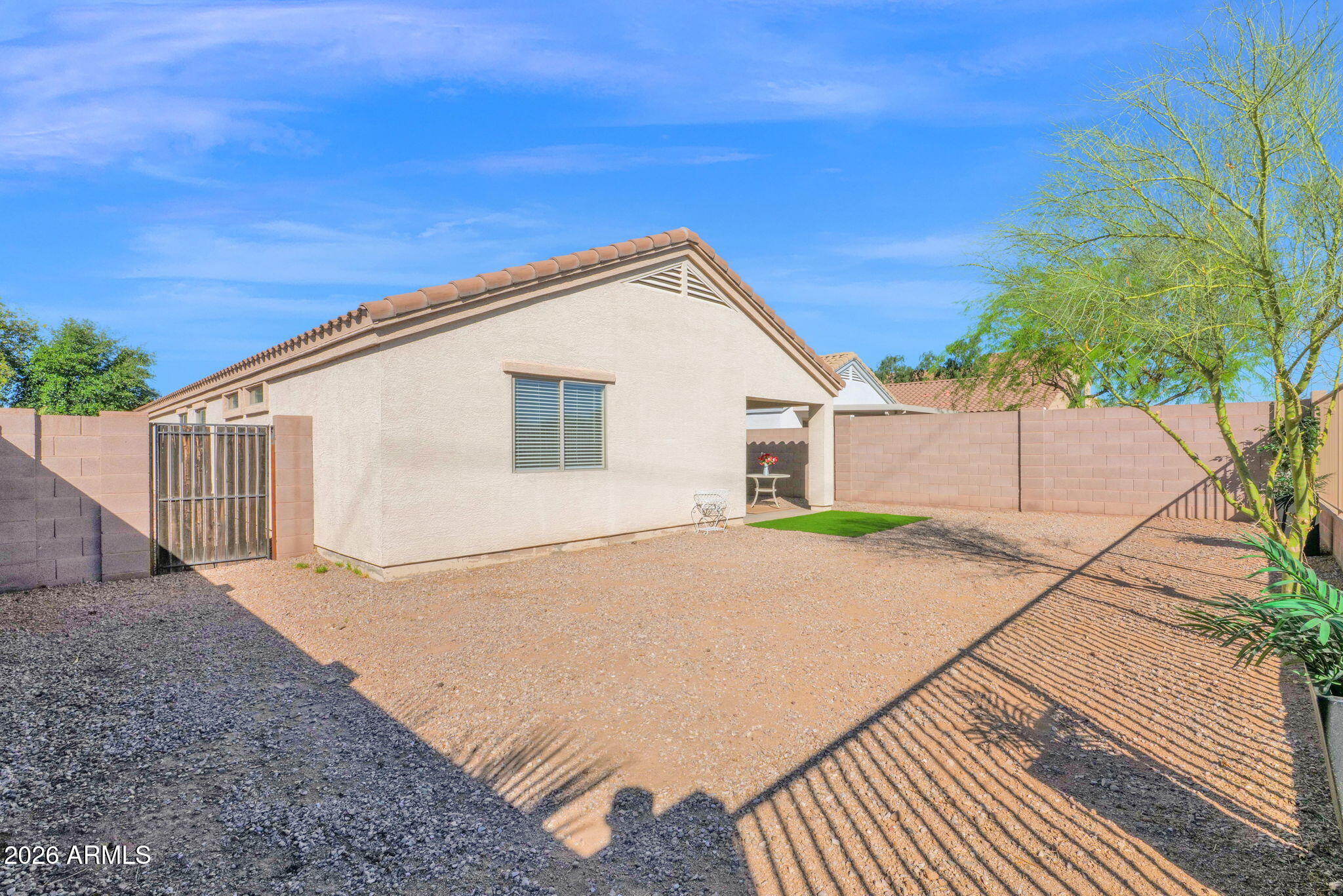 429 South Labelle Mesa, AZ 85208 - Photo 30 of 35 a view of a house with a backyard