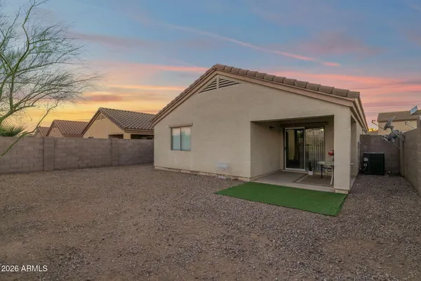 a view of a house with entertaining space