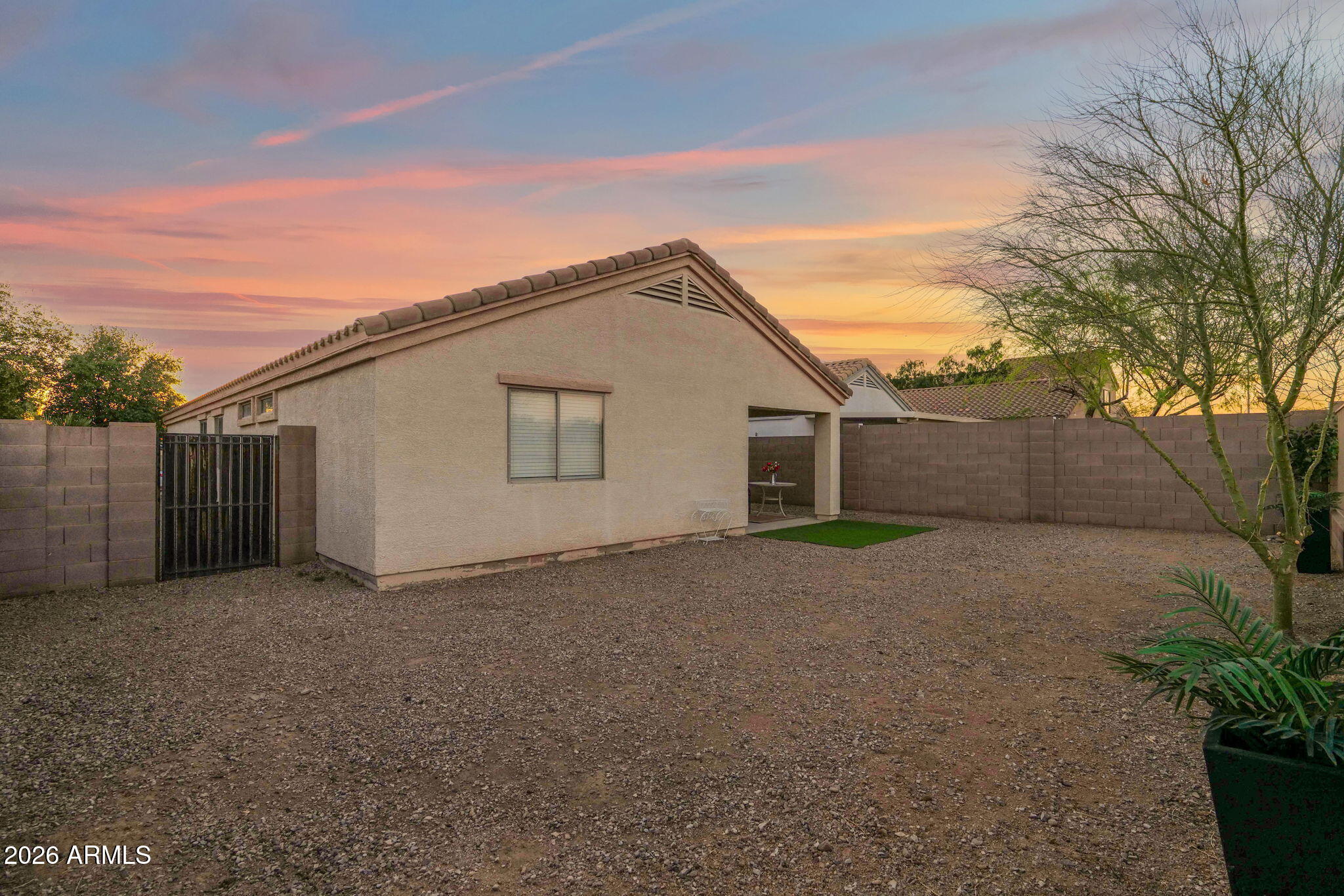 429 South Labelle Mesa, AZ 85208 - Photo 34 of 35 a view of a house with a backyard