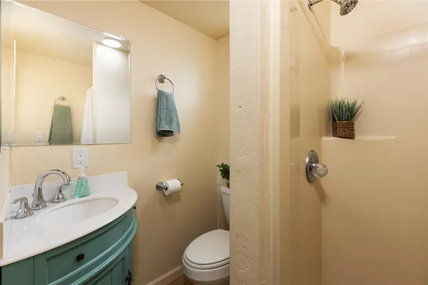 a house with trees in front of it