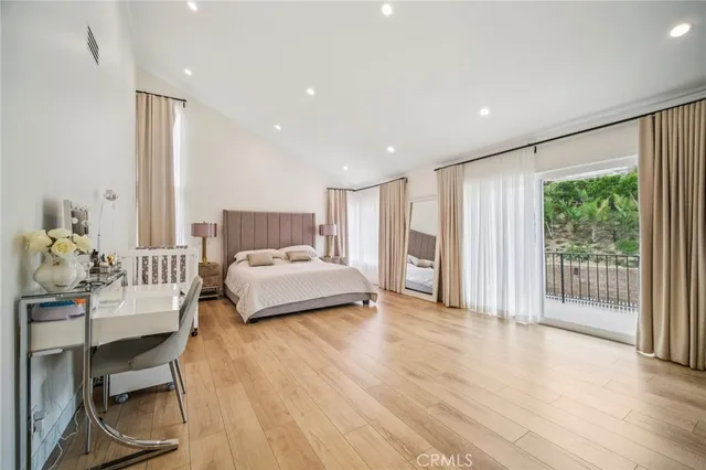 a view of a city in front of house