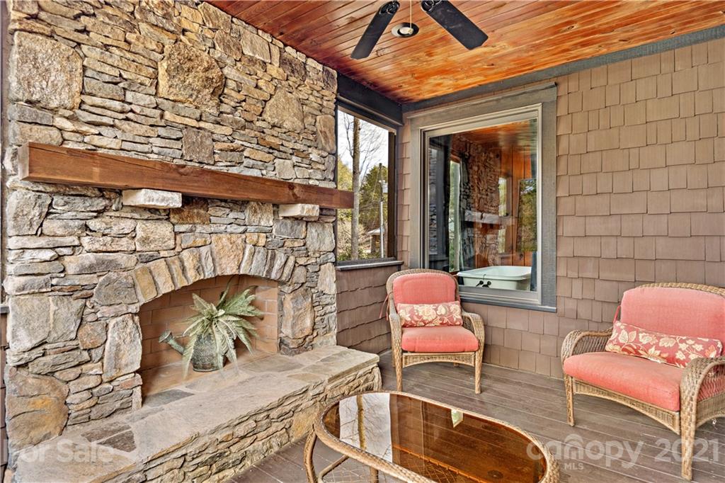 471 Chestnut Hill Loop Road Gerton, NC 28735 - Photo 35 of 45 a outdoor space with a couch