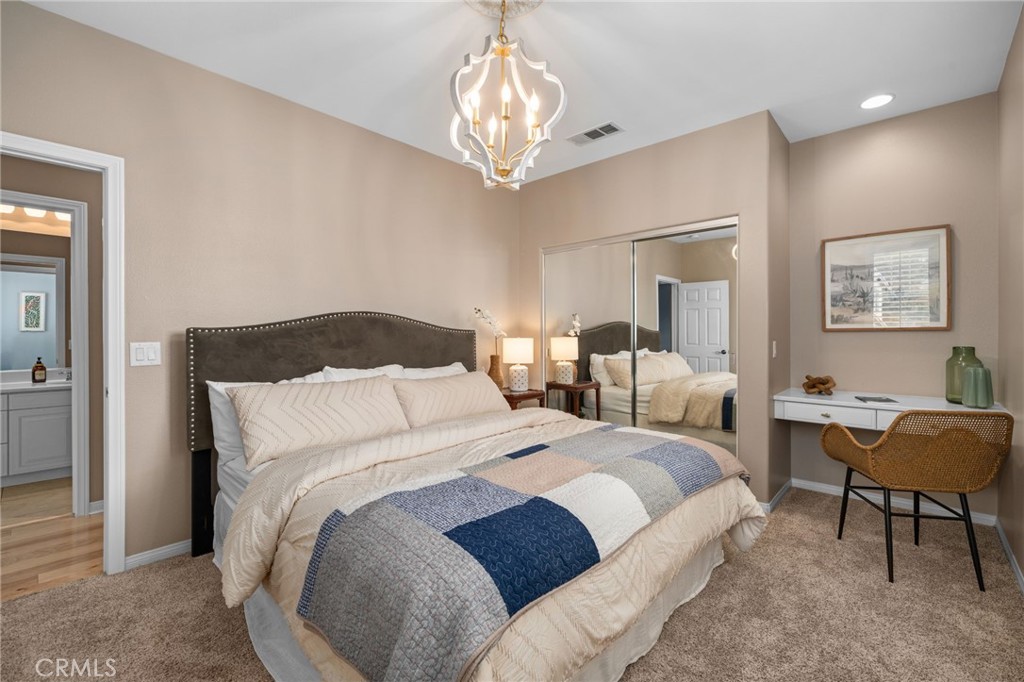 5497 Glen Ridge Court Rancho Cucamonga, CA 91739 - Photo 40 of 70 guest bedroom with built in desk