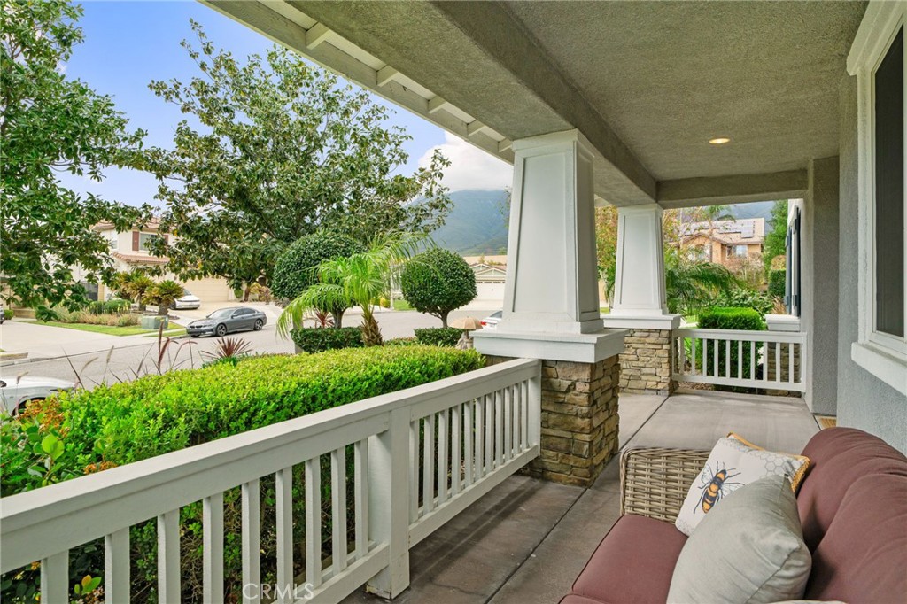 5497 Glen Ridge Court Rancho Cucamonga, CA 91739 - Photo 5 of 70 covered porch with Cucamonga Peak backdrop