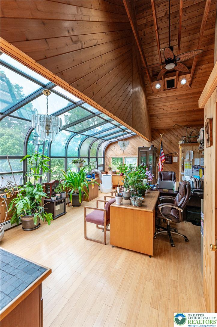 2485 Hieter Road Quakertown, PA 18951 - Photo 41 of 97 A spacious sunroom with vaulted ceilings and abundant natural light offers an ideal setting for an office or garden retreat.