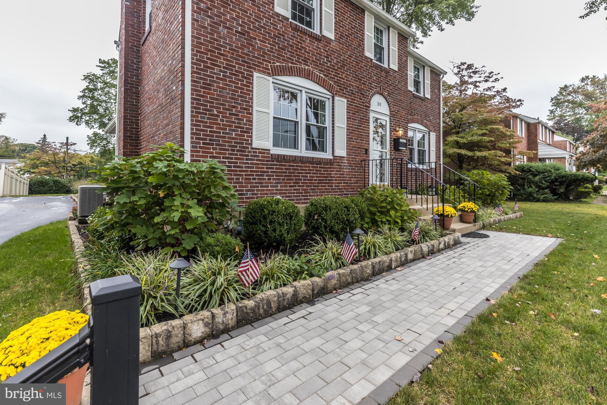 319 Gibbons Road Springfield, PA 19064 - Photo 35 of 40 Beautiful paver walkway