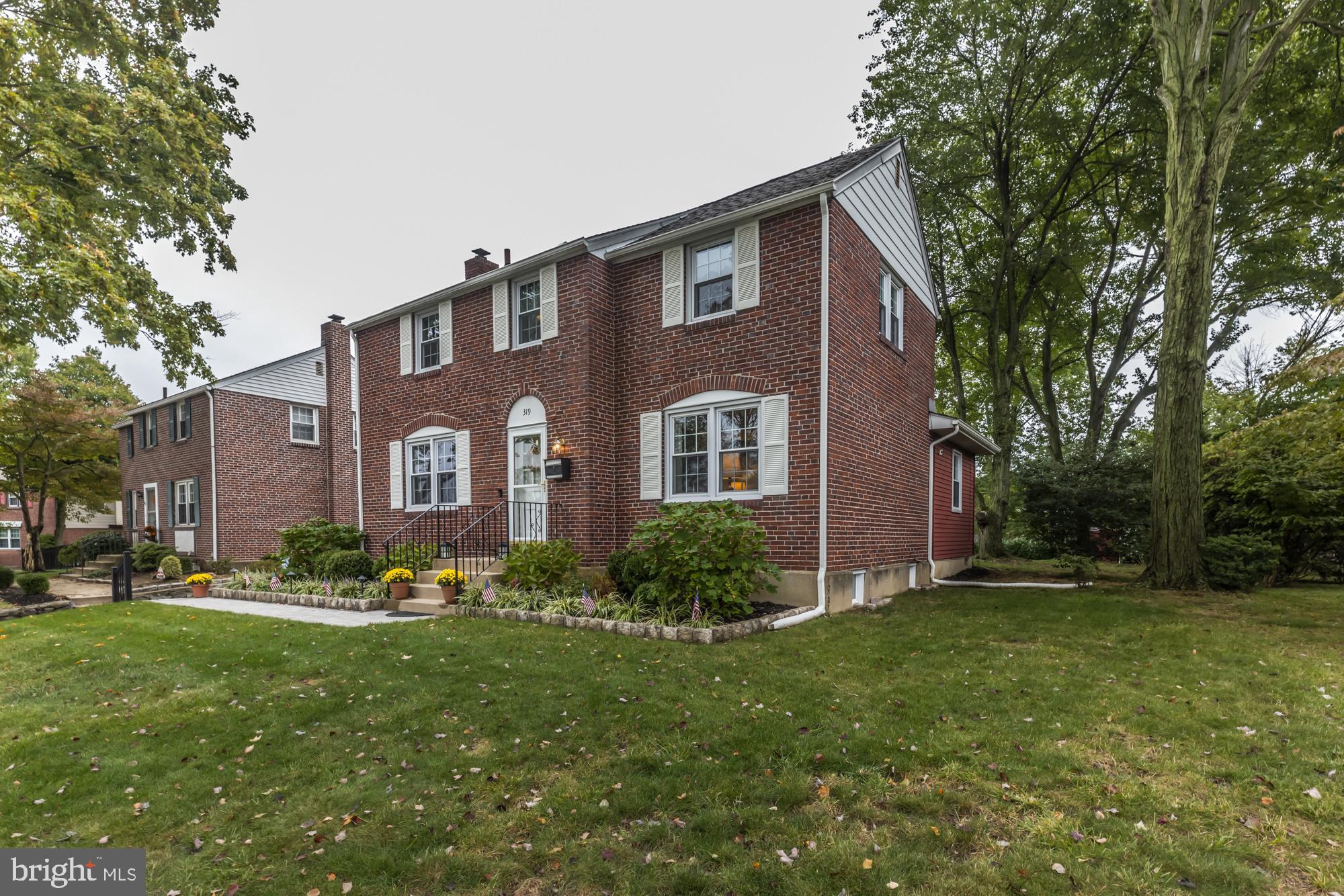 319 Gibbons Road Springfield, PA 19064 - Photo 37 of 40 Exterior brick front